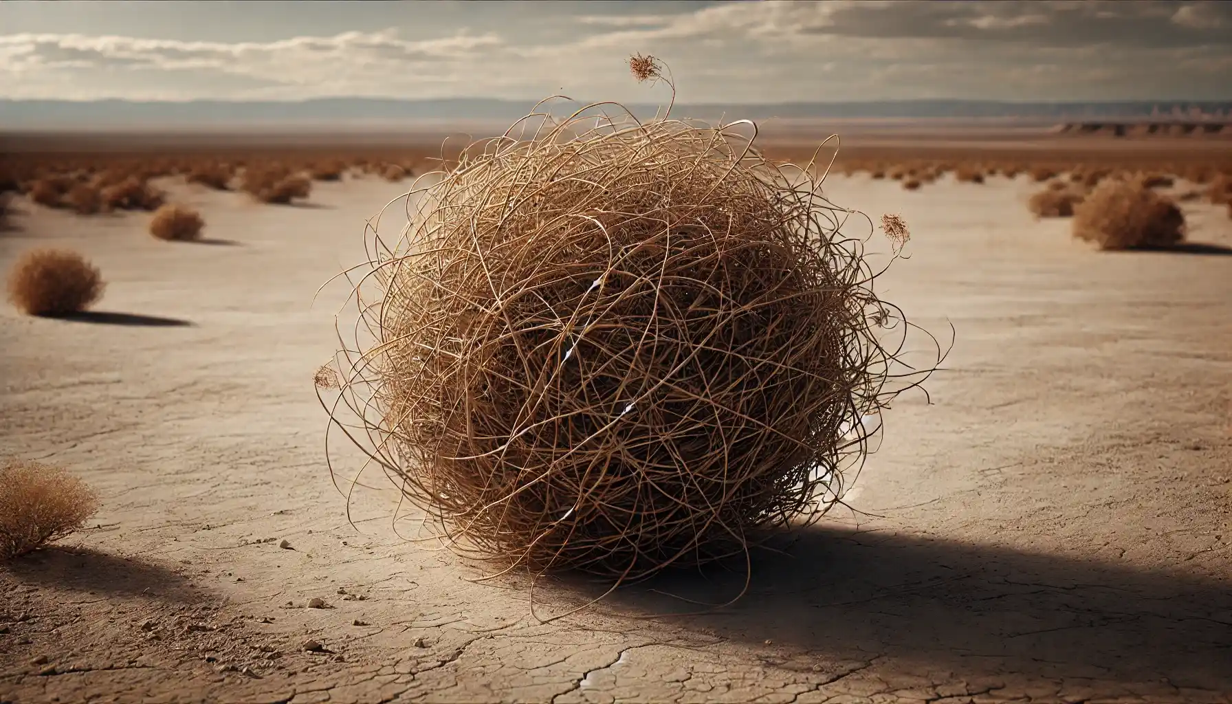 A picture of a tumbleweed