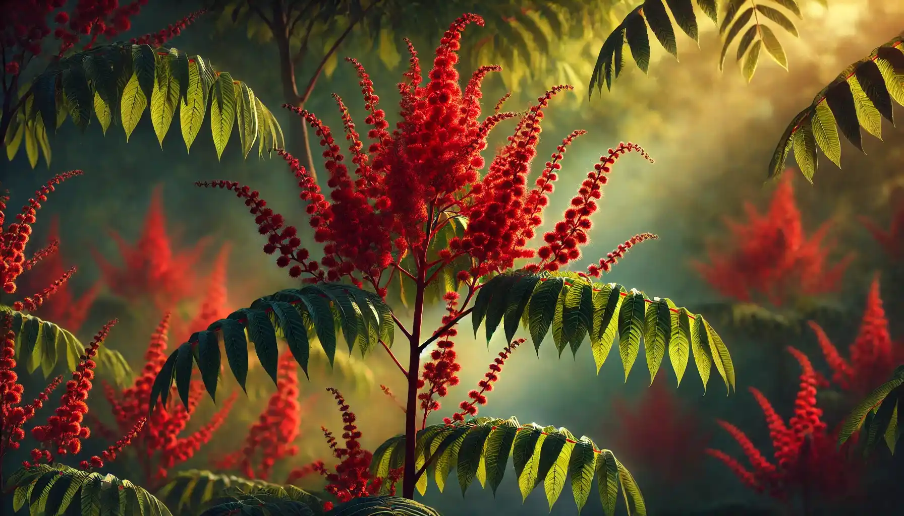 A picture of the poison sumac tree