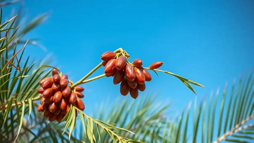 A picture of dates grown in the wild