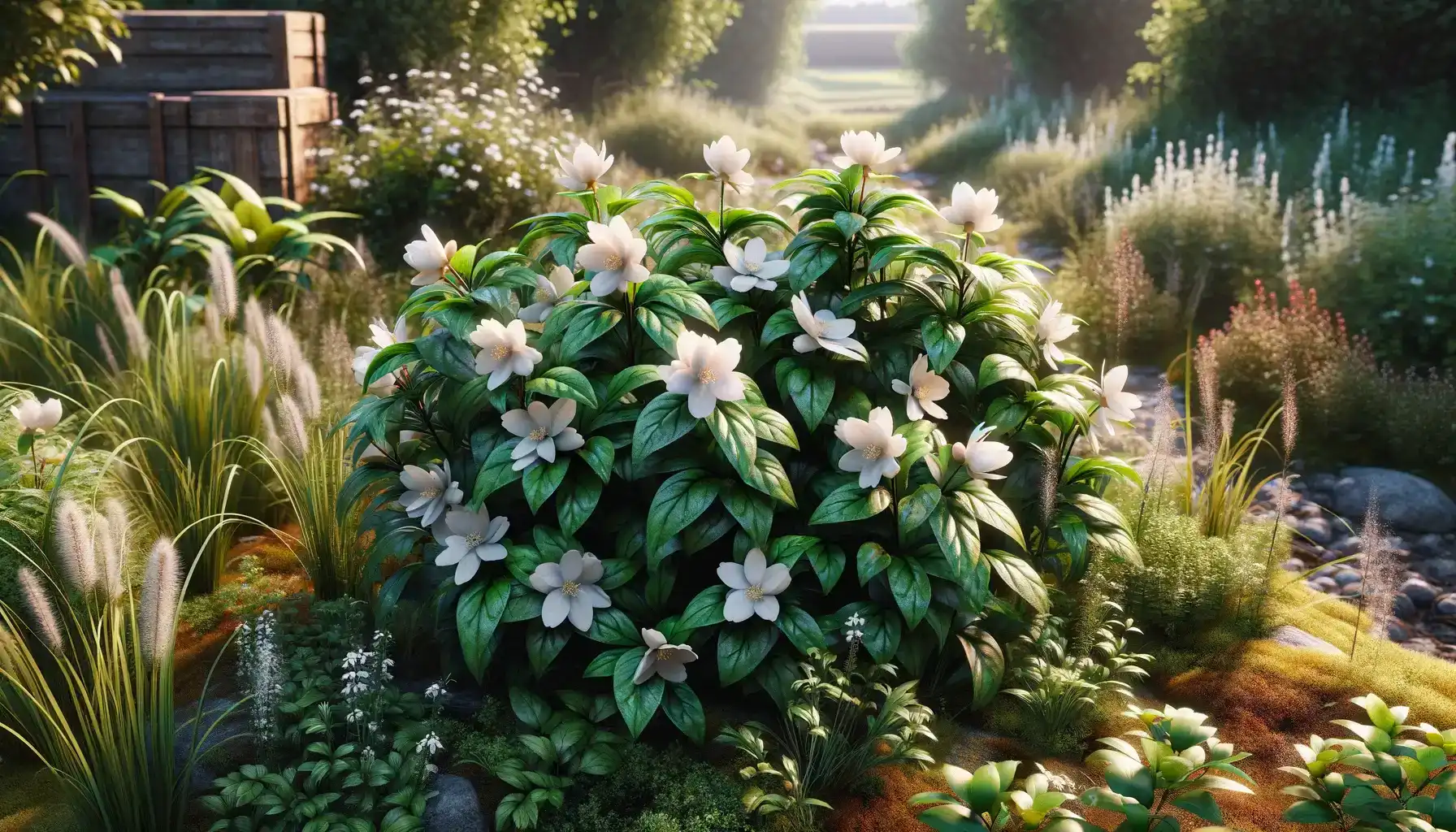 A picture of jasmine plants in the wild