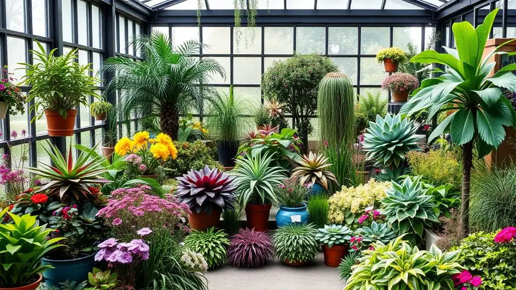 A picture of a beautifully arranged indoor garden