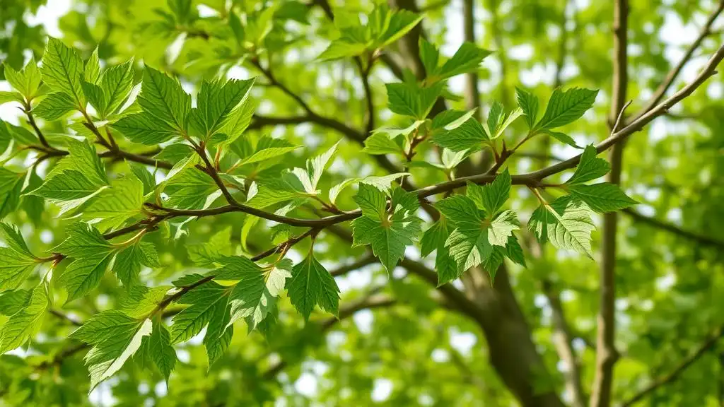 A close-up picture of the Ash tree